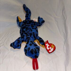 Vintage Ty Beanie Baby Lizard. Lizzy. 1995.